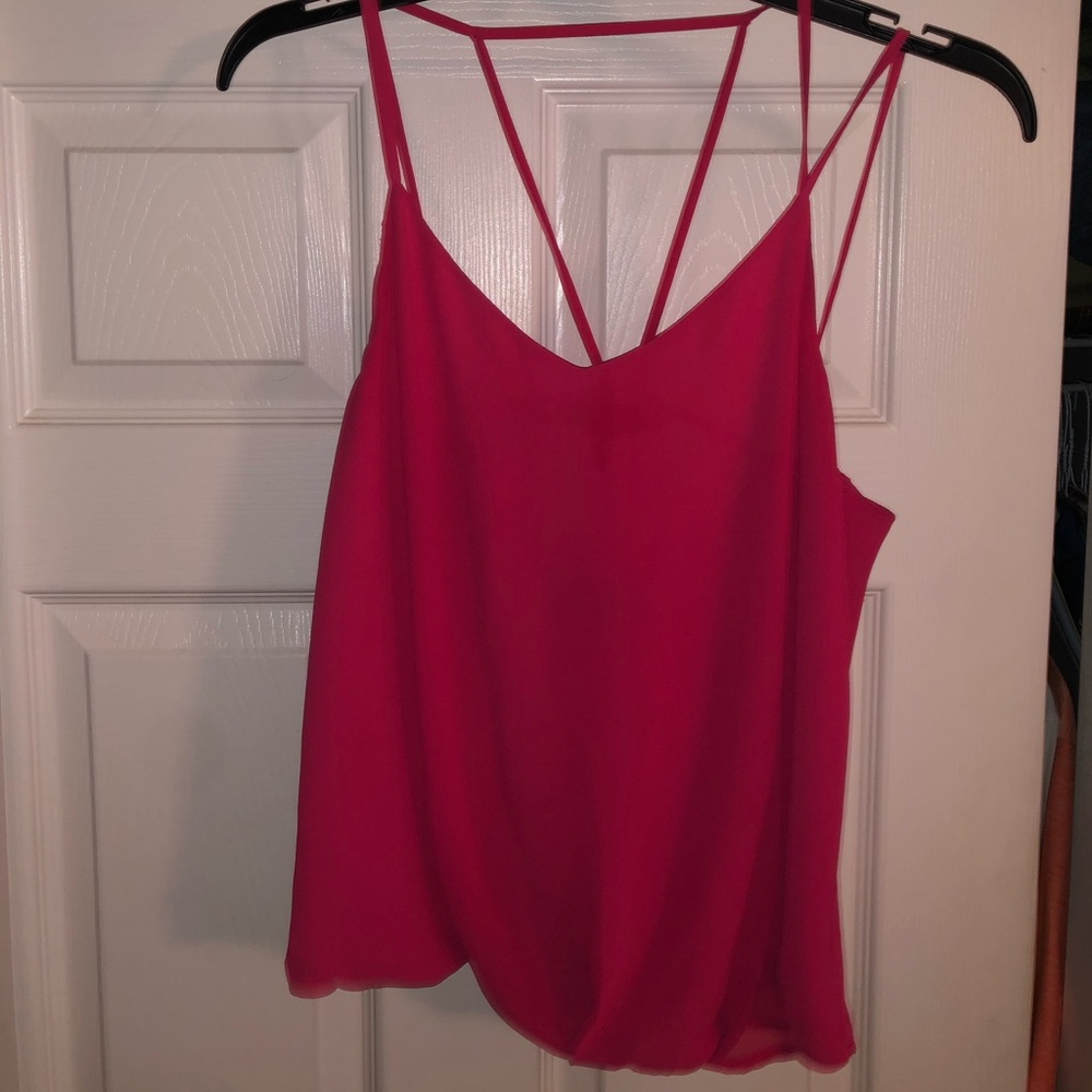 Hot pink tank top